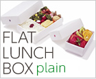 FLAT LUNCH BOX plain